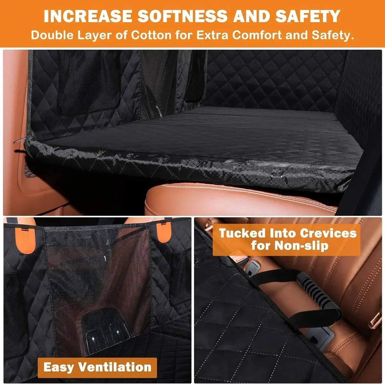 RealmRide™ Premium Comfort USA Dog Seat Cover